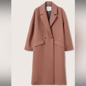 Mango Oversize Wool Coat